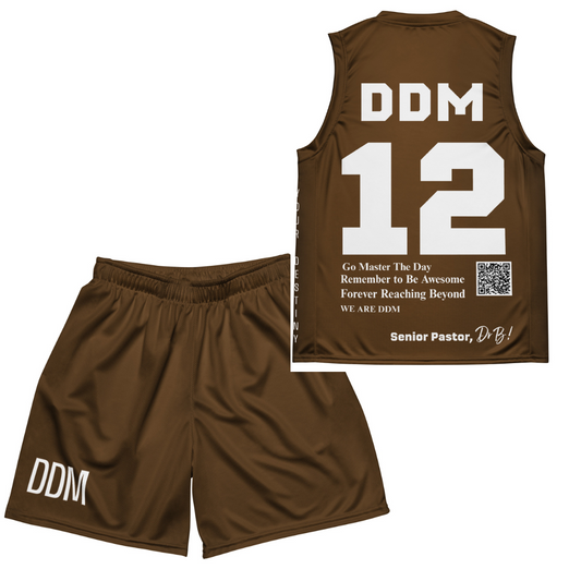 DDM 12 BROWN JERSEY AND SHORT SET