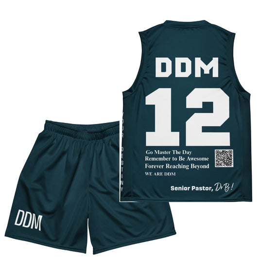 DDM 12 BLUE JERSEY AND SHORT SET