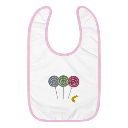 "Sweetie" Embroidered Baby Bib