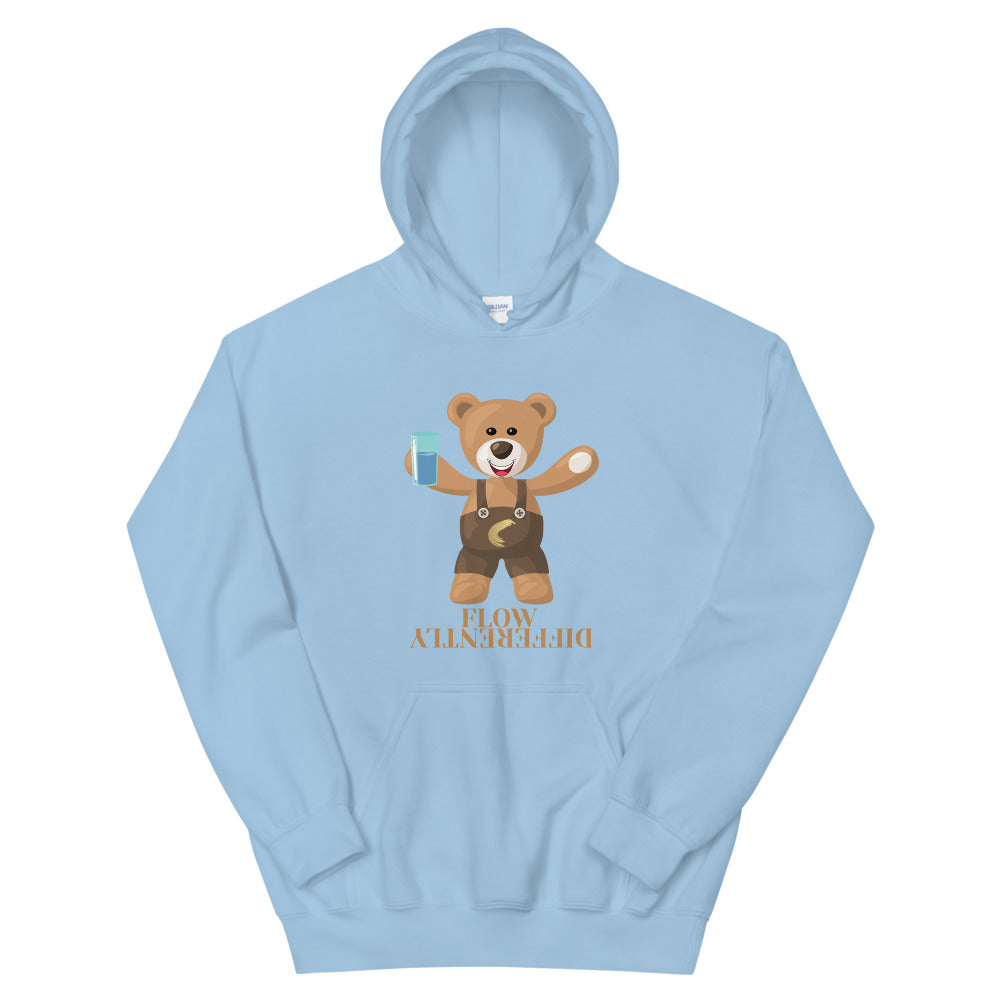 Flow Differently "Thirsty Bear" Unisex Hoodie