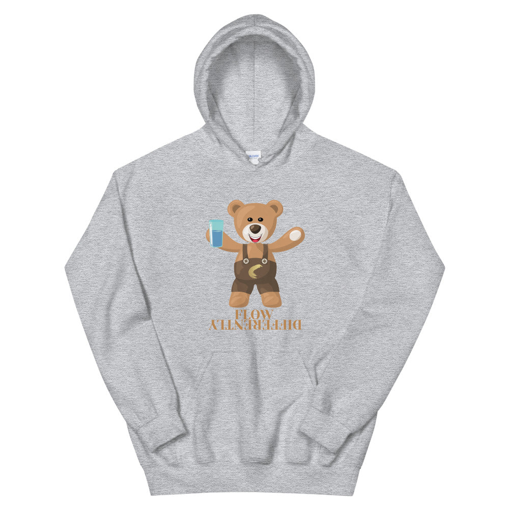 Flow Differently "Thirsty Bear" Unisex Hoodie